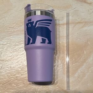 Stanley Lavender Tumbler with Clear Straw